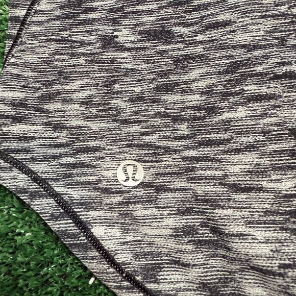 Lululemon Splatter Heather Black  Sculpt Tank Top Lightweight Yoga Tunic Size 8 - Picture 11 of 13